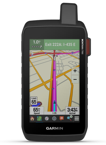 Garmin Montana 750i GPS Handheld Navigator Black Rechargeable Li-ion Bluetooth/ANT+ Built-in Camera