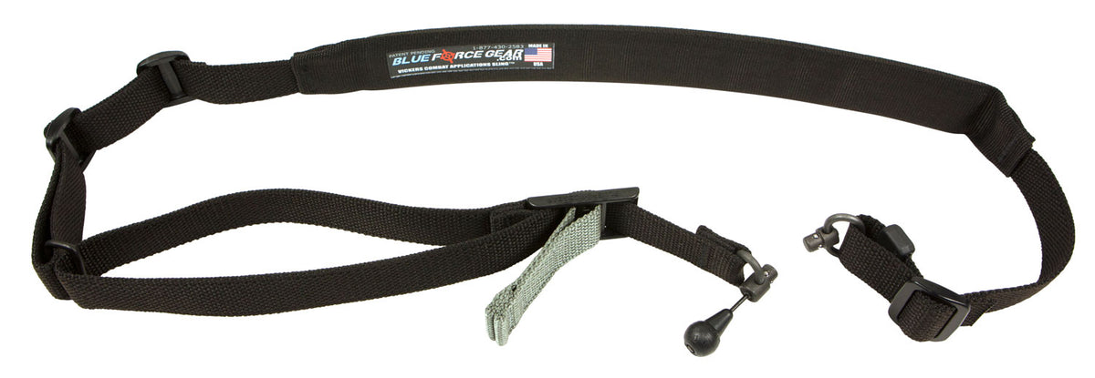 Blue Force Gear VCAS2TO1RED200AABK Vickers 221 Black Padded Convertible One-Two Point Sling AR