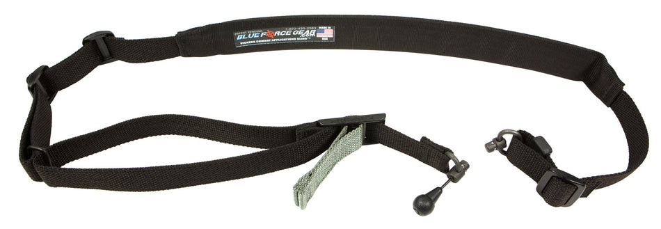 Blue Force Gear VCAS2TO1RED200AABK Vickers 221 Black Padded Convertible One-Two Point Sling AR