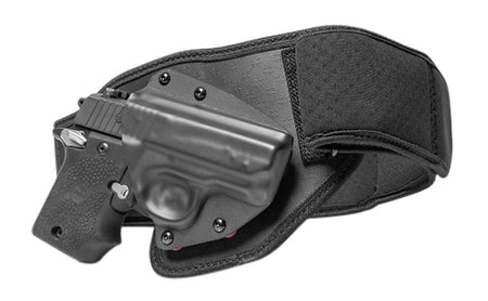 Tactica TTBB0122RHL Ruger LCP Belly Band Holster Black Elastic Large Right-Hand