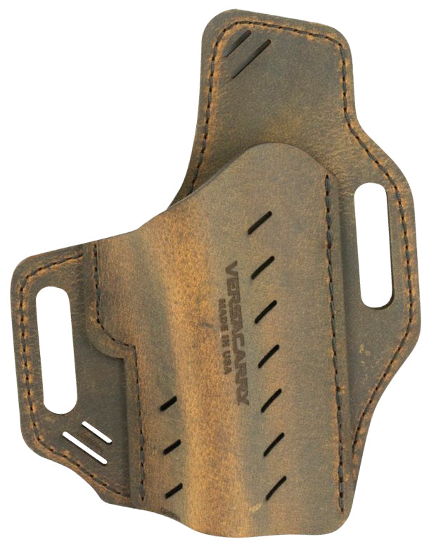 Versacarry Guardian OWB Holster Size 2 Distressed Brown Water Buffalo Leather Browning 1911 RH
