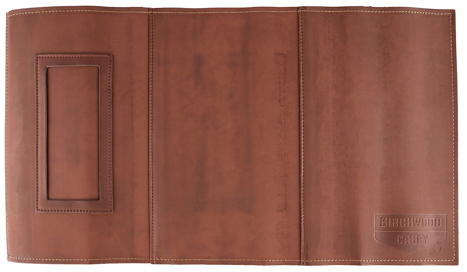 Birchwood Casey 30225 13" x 23.5" Leather Gun Service Mat Integrated Parts Tray