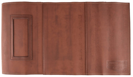 Birchwood Casey 30225 13" x 23.5" Leather Gun Service Mat Integrated Parts Tray