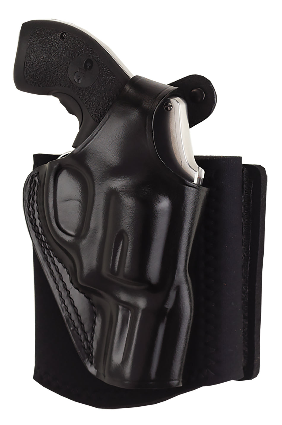 Galco Ankle Glove Holster AG870RB - Sig P365/P365XL, Black Leather, Hook & Loop, Fits Ankles to 13", Right Hand