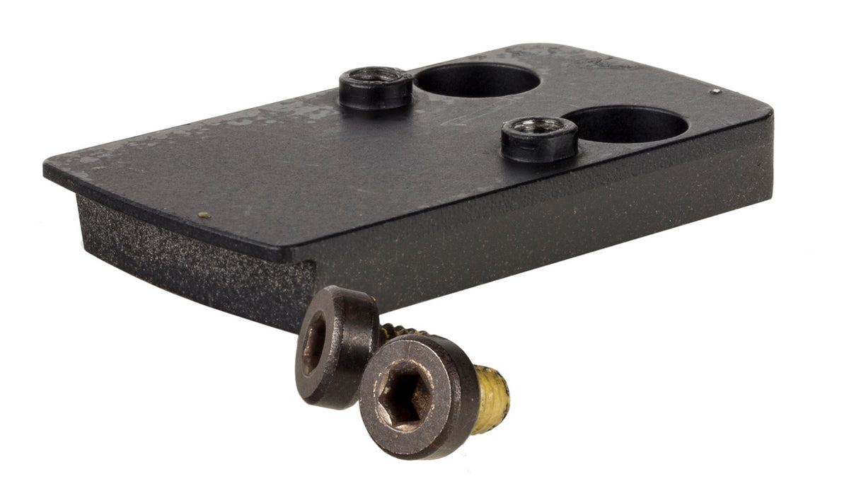 Trijicon AC32092 RMSc Cut Pistol Adapter Plate, Matte Black Steel, Springfield Hellcat OSP Compatible