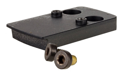 Trijicon AC32092 RMSc Cut Pistol Adapter Plate, Matte Black Steel, Springfield Hellcat OSP Compatible