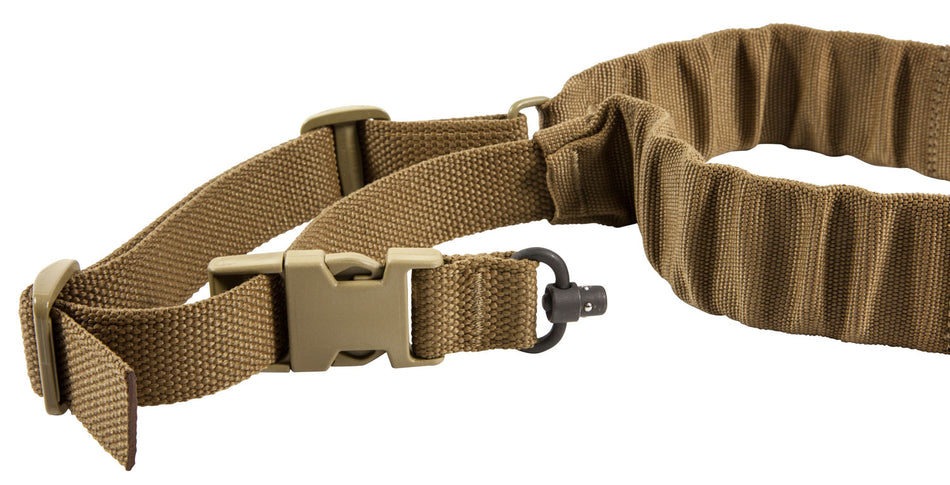Blue Force Gear UDC200BGPBCB Single-Point Padded Bungee Sling Coyote Tan Cordura AR Platform