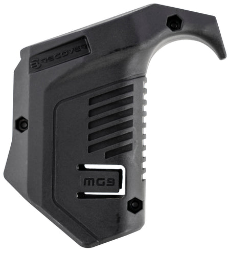 Recover Tactical MG9 Glock-Compatible Angled Mag Pouch Black Polymer Picatinny Rail Mount