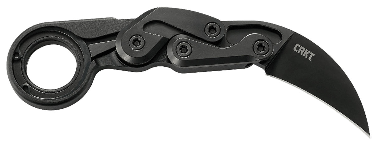 CRKT 4042 Provoke First Responder 2.41" Folding Karambit Black Aluminum Handle with Sheath
