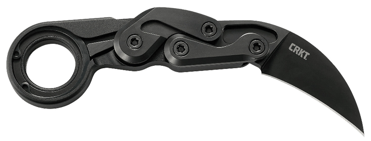 CRKT 4042 Provoke First Responder 2.41" Folding Karambit Black Aluminum Handle with Sheath