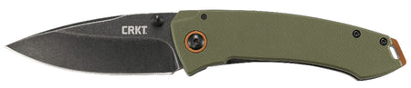 CRKT 2520 Tuna 3.22" Frame Lock Folding Knife Stonewashed 8Cr14MoV Blade G10/SS Handle