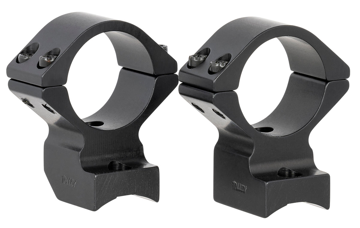 Talley 950766 One-Piece Scope Mount Ring Combo Barrett Fieldcraft Picatinny High Rings 1" Black