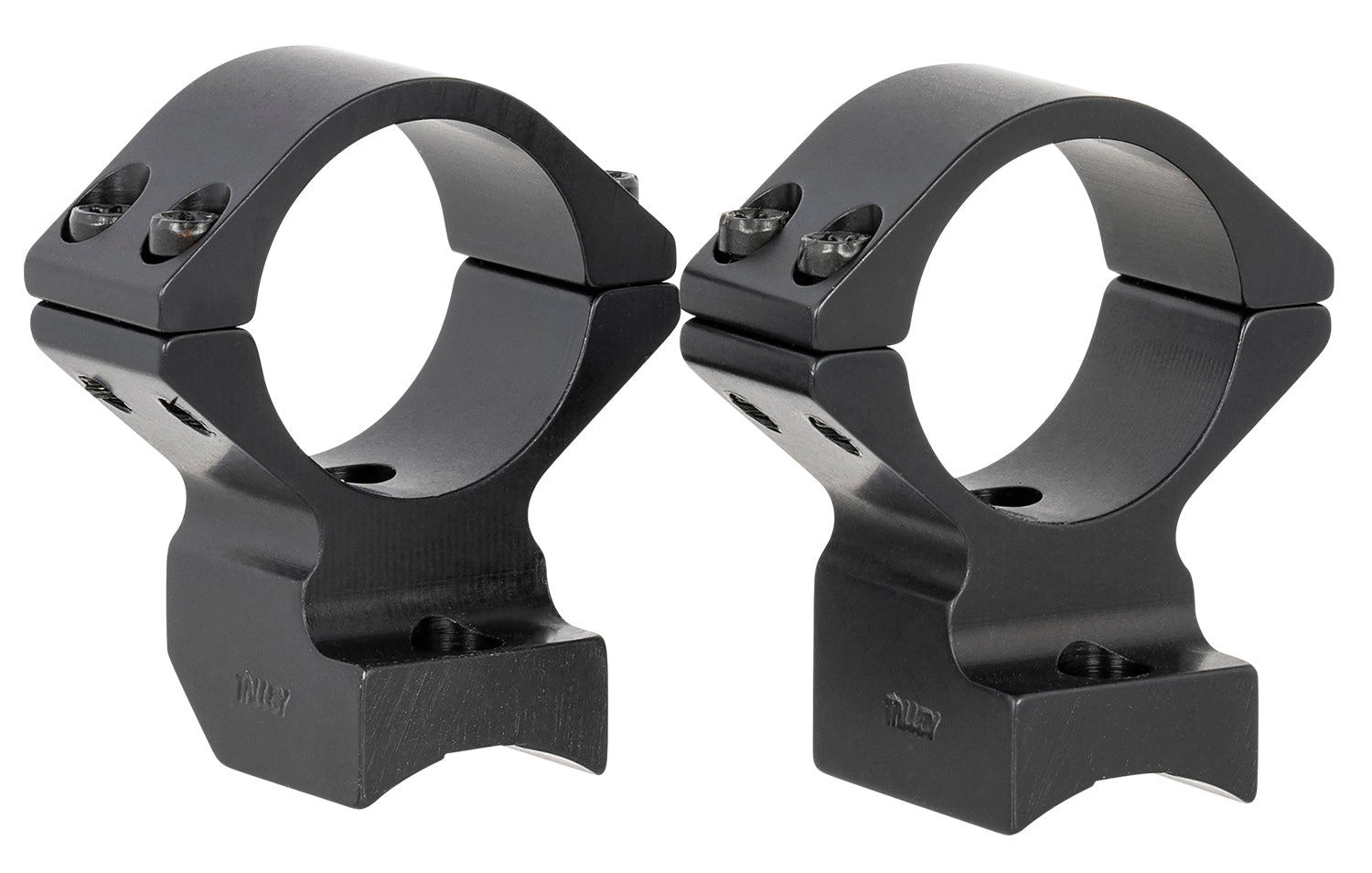 Talley 950766 One-Piece Scope Mount Ring Combo Barrett Fieldcraft Picatinny High Rings 1" Black
