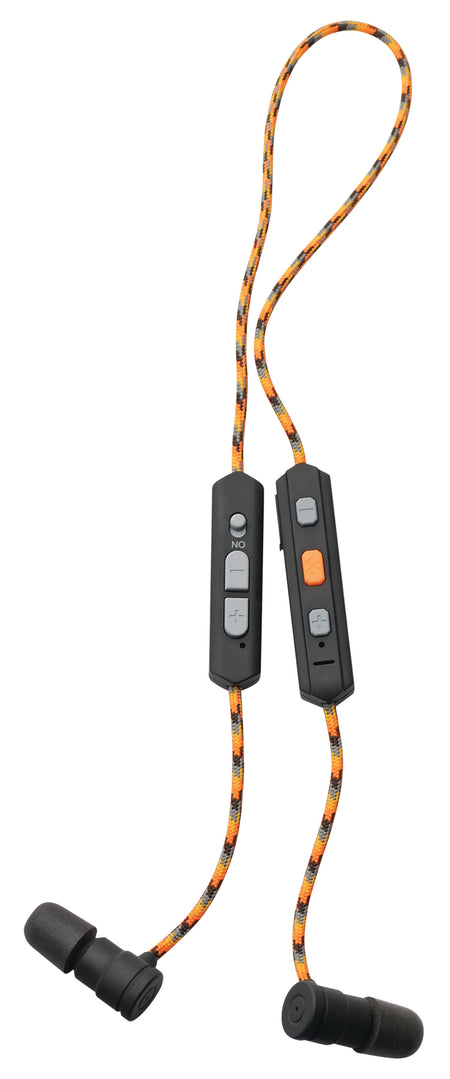 Walker's Flexible Rope Hearing Enhancement Earbuds 29 dB Bluetooth Enabled Li-Ion