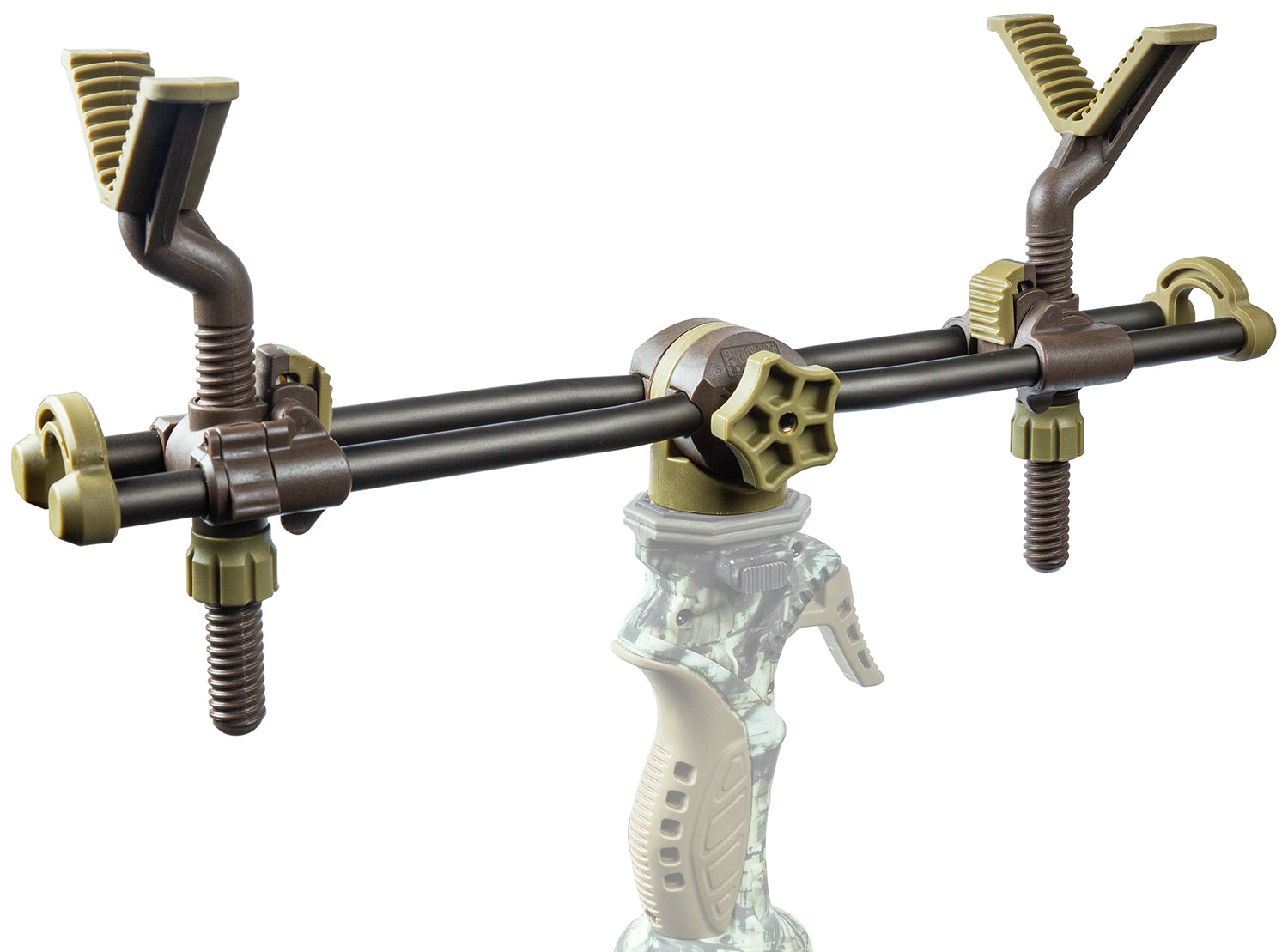 Primos 6580 Stable 2-Point Gun Rest, Black, 1/4-20 Thread