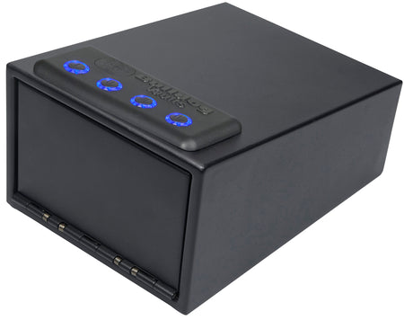 Bulldog BD4030L Magnum LED Quick Vault with Silent Mode Access Code & Key Entry Black Steel