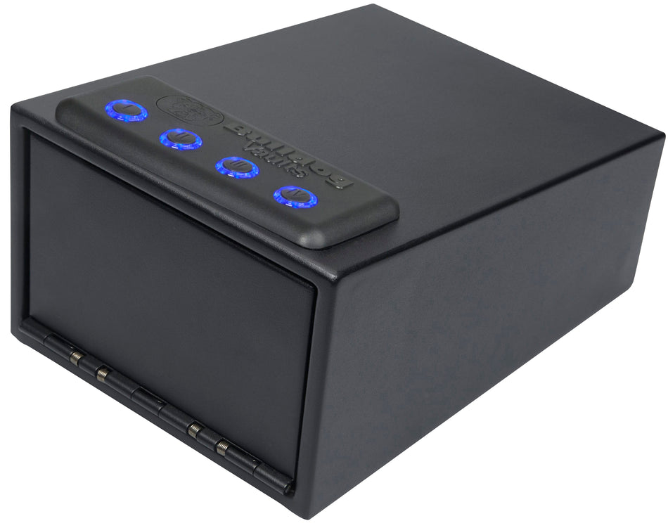 Bulldog BD4030L Magnum LED Quick Vault with Silent Mode Access Code & Key Entry Black Steel