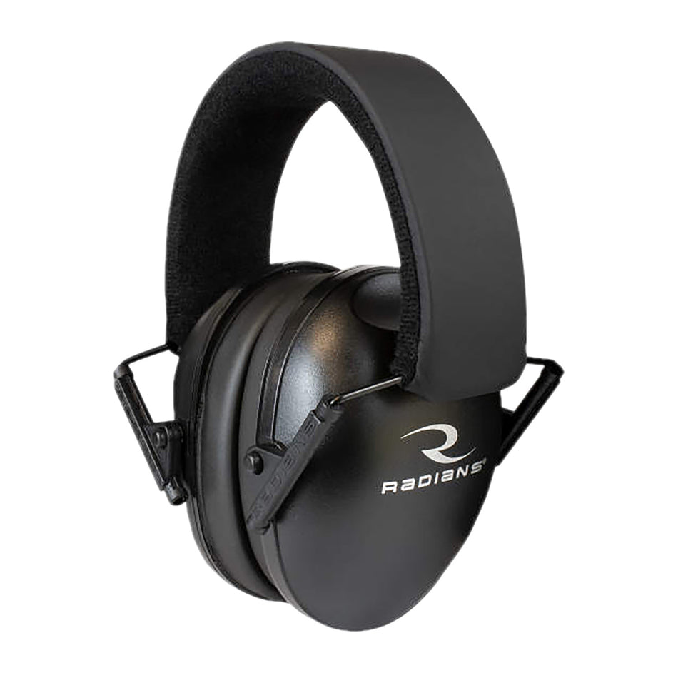 Radians LSO100CS Lowset Muff 21 dB Over the Head Polymer Black Adult 1 Pair