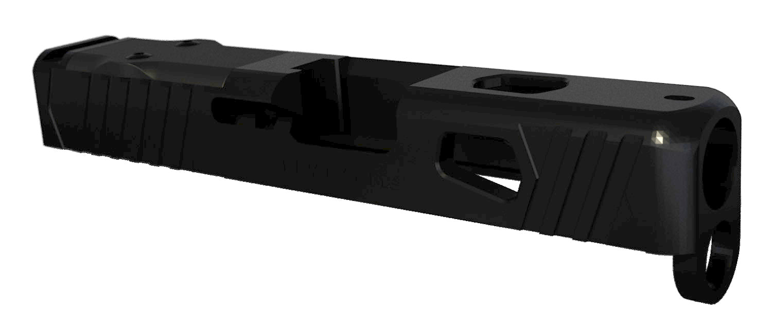 Rival Arms Glock 26 Gen3-4 Docter Cut Precision Slide A1 Black QPQ Case Hardened Stainless (RA10G604A)