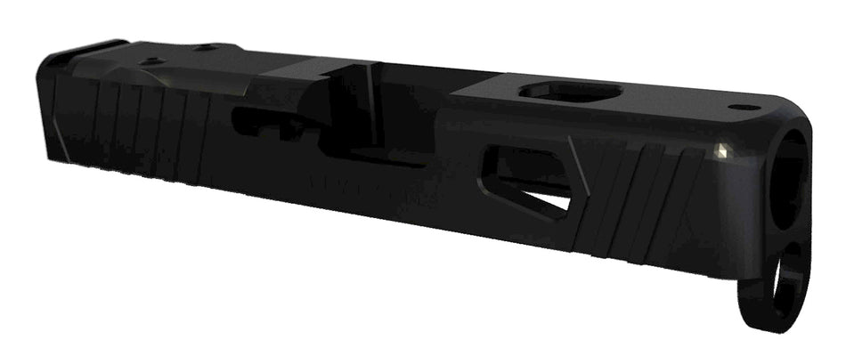 Rival Arms Glock 26 Gen3-4 Docter Cut Precision Slide A1 Black QPQ Case Hardened Stainless (RA10G604A)