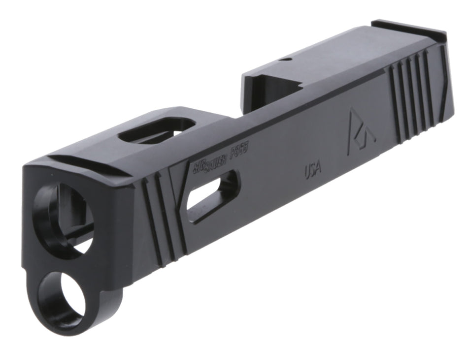 Rival Arms Sig P365 Optic Ready Precision Slide A1 Black QPQ Stainless Steel (RA10P001A)