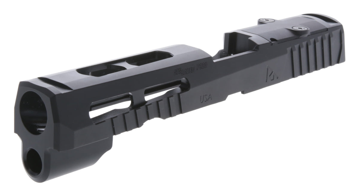 Rival Arms Sig P320 Full Size RMR Cut Optic Ready Slide A1 Black QPQ Stainless (RA10P401A)
