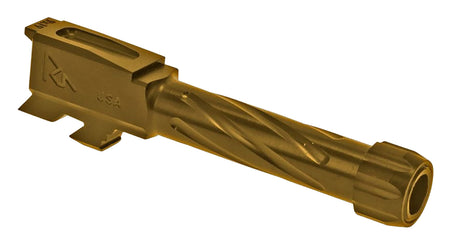Rival Arms Precision V1 Threaded Drop-In Barrel 9mm 3.41" Gold PVD 416R for Glock 43