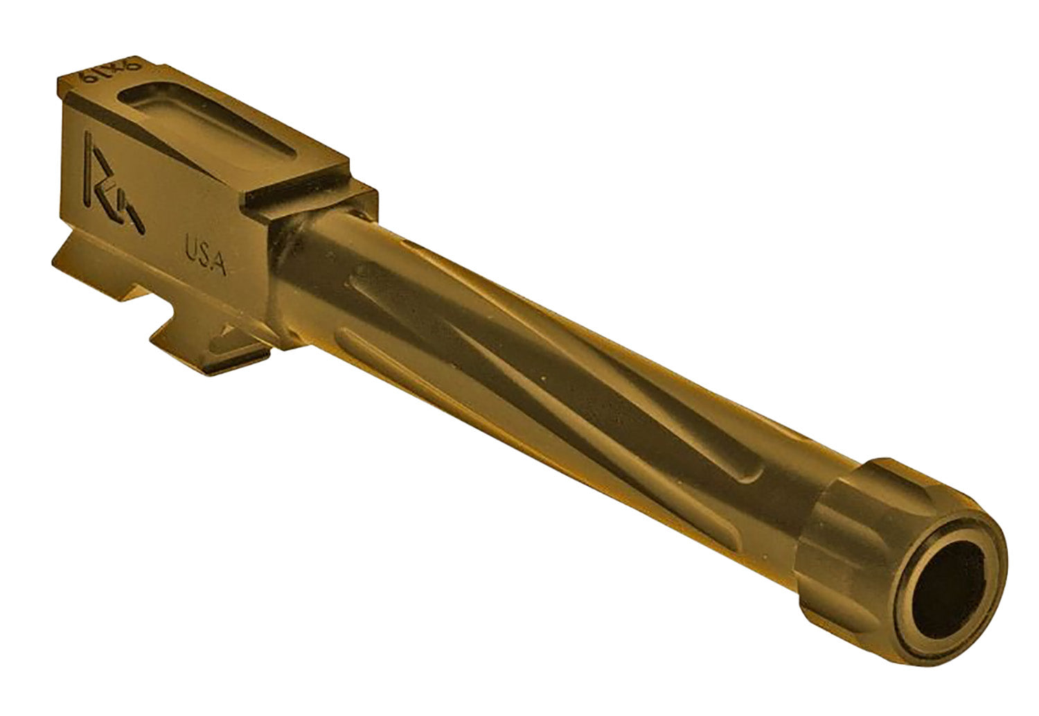 Rival Arms Precision V1 Threaded Drop-In Barrel 9mm 4.17" Gold PVD 416R for Glock 48
