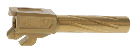 Rival Arms Precision Drop-In Barrel 9mm 3.90" Gold PVD 4340H Steel for Sig Sauer P320 Carry