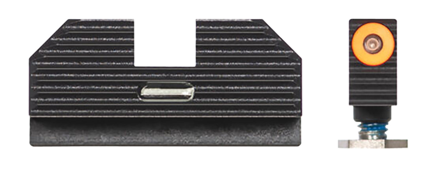 Night Fision GLK001010OGXG Glock 17/17L/19 Costa Ludus Night Sights Orange Outline Front & Green Bar Rear