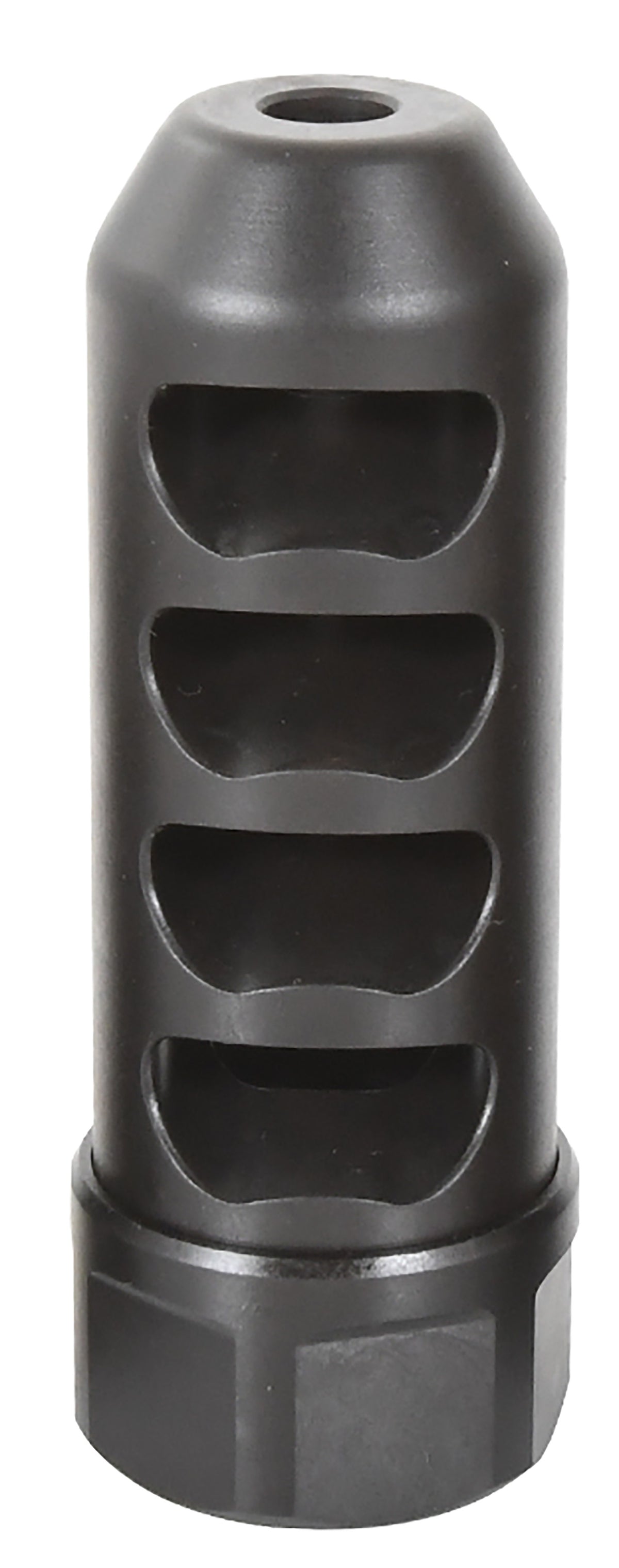 American Precision Arms G2F5838N .338 Caliber Gen 2 Self Timing Muzzle Brake Nitride Stainless 5/8"-24 tpi 3.30" OAL