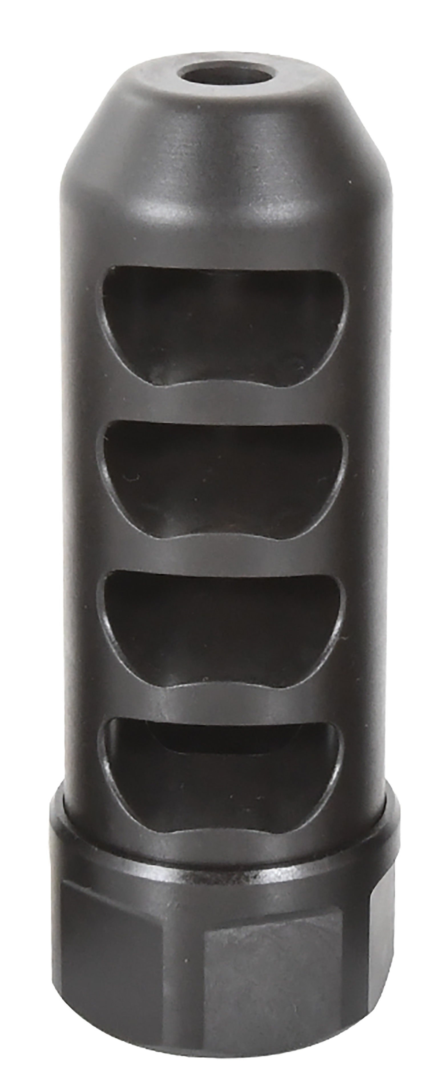 American Precision Arms G2F5838N .338 Caliber Gen 2 Self Timing Muzzle Brake Nitride Stainless 5/8"-24 tpi 3.30" OAL