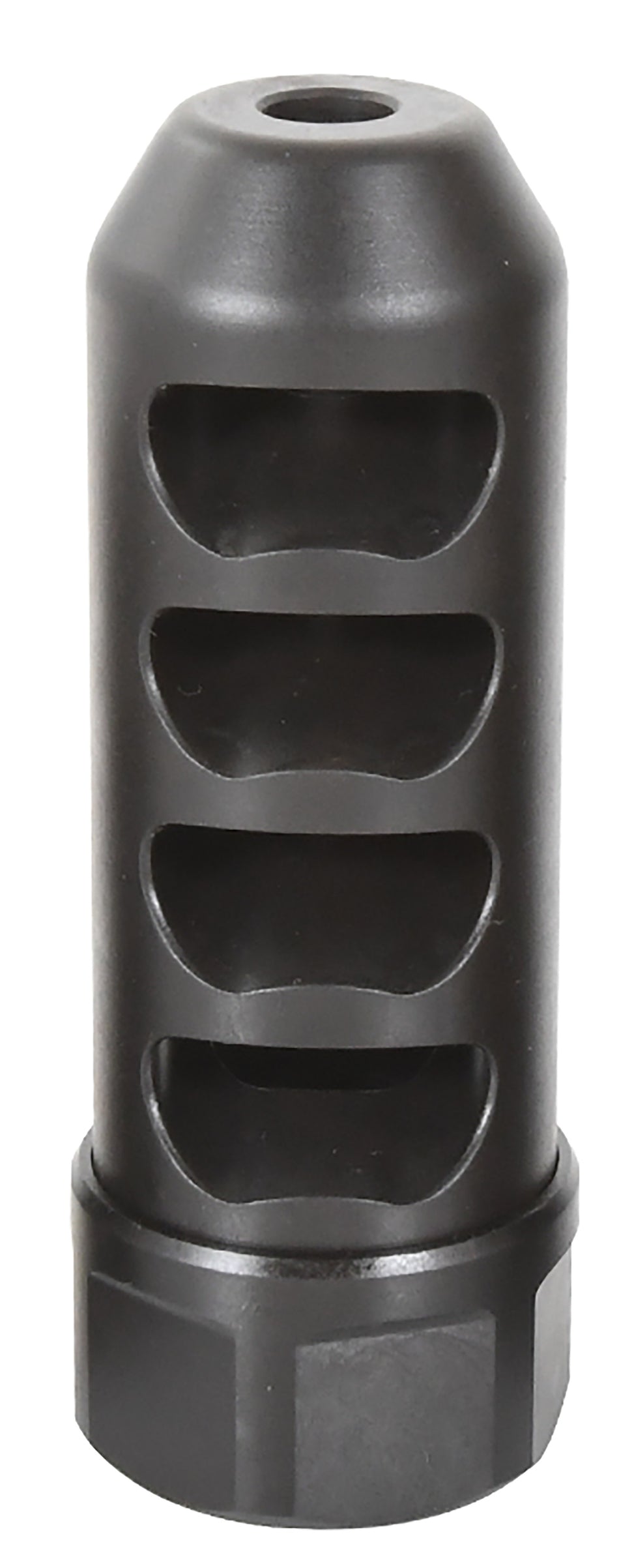 American Precision Arms G2F5838N .338 Caliber Gen 2 Self Timing Muzzle Brake Nitride Stainless 5/8"-24 tpi 3.30" OAL