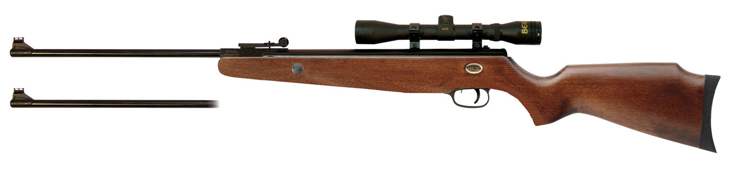 Beeman Grizzly X2 .177/.22 Gas Ram Break Barrel Air Rifle with Scope
