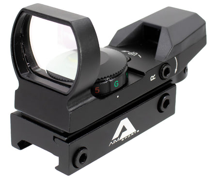 Aim Sports RT4S01 Matte Black Special Ops Reflex Sight 1x 24x34mm Dual Illuminated Multi Reticle