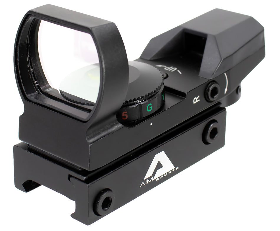 Aim Sports RT4S01 Matte Black Special Ops Reflex Sight 1x 24x34mm Dual Illuminated Multi Reticle