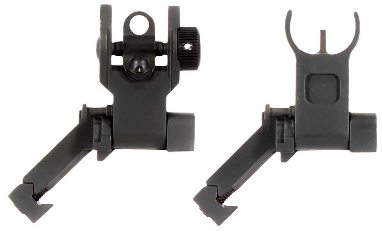 Aim Sports MT45FS AR-15 45 Degree Angled Flip-Up Front and Rear Iron Sight Set Black