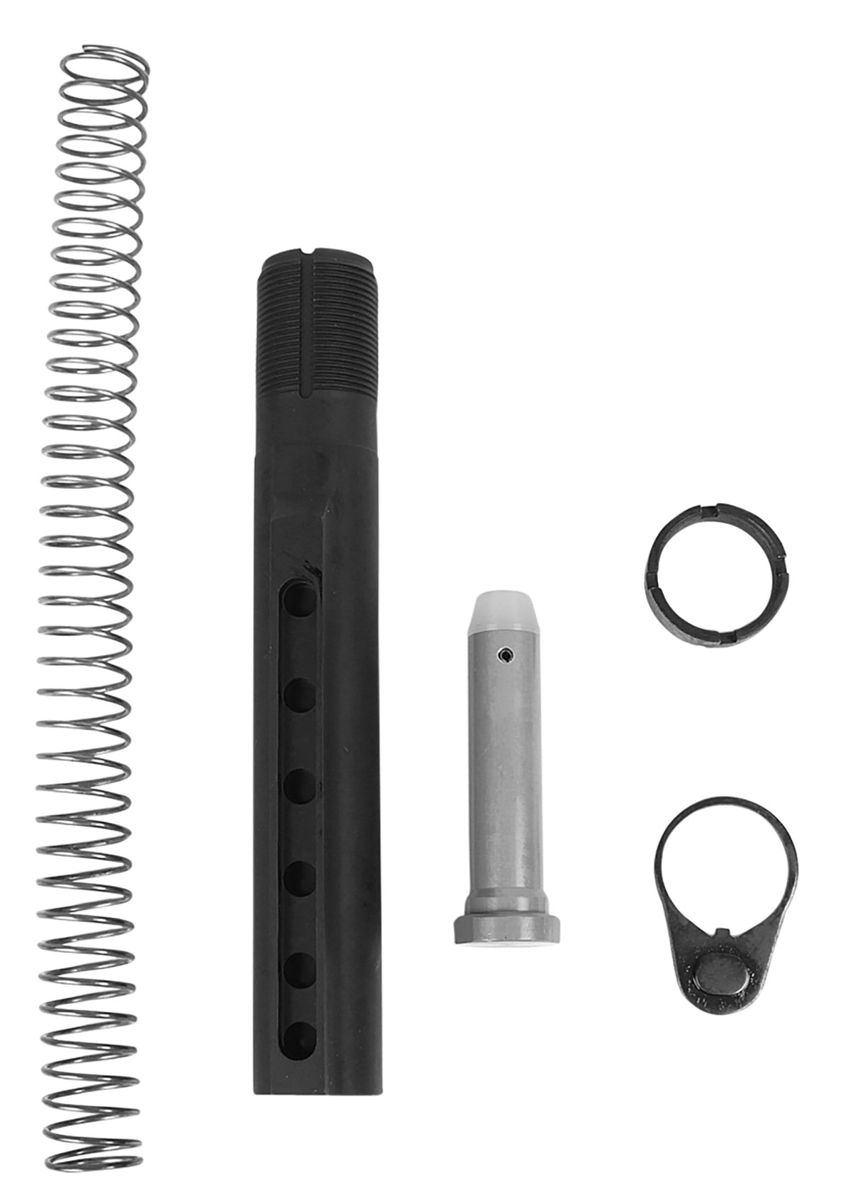 LBE Unlimited CBUFKIT 6 Position Commercial Buffer Tube Complete Kit AR-15 Black