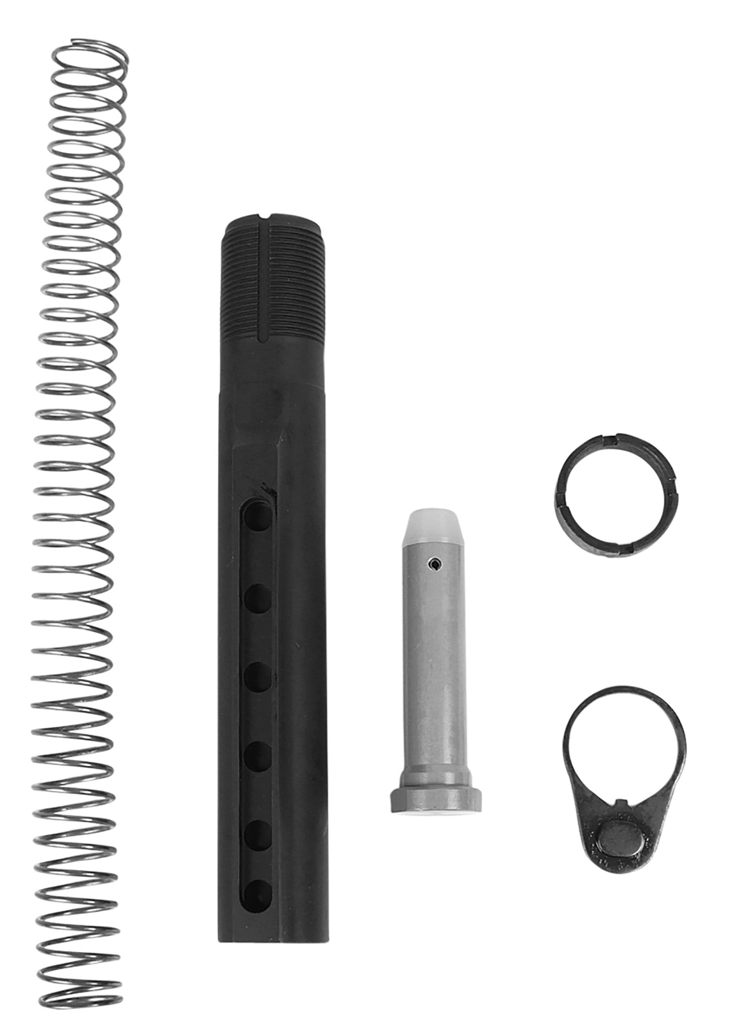 LBE Unlimited CBUFKIT 6 Position Commercial Buffer Tube Complete Kit AR-15 Black