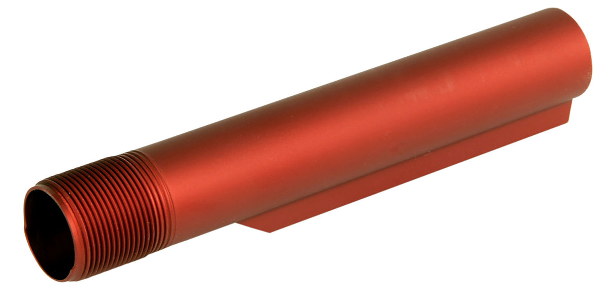 LBE Unlimited MBUF002RED 6-Position Mil-Spec AR-15 Buffer Tube Red