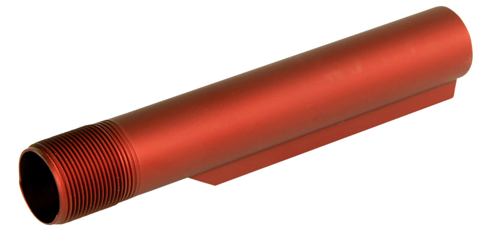 LBE Unlimited MBUF002RED 6-Position Mil-Spec AR-15 Buffer Tube Red