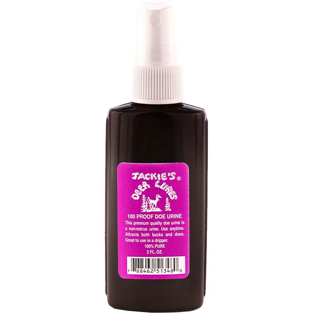 Jackies 100 Proof Doe Urine Deer Attractant Spray 2 oz.