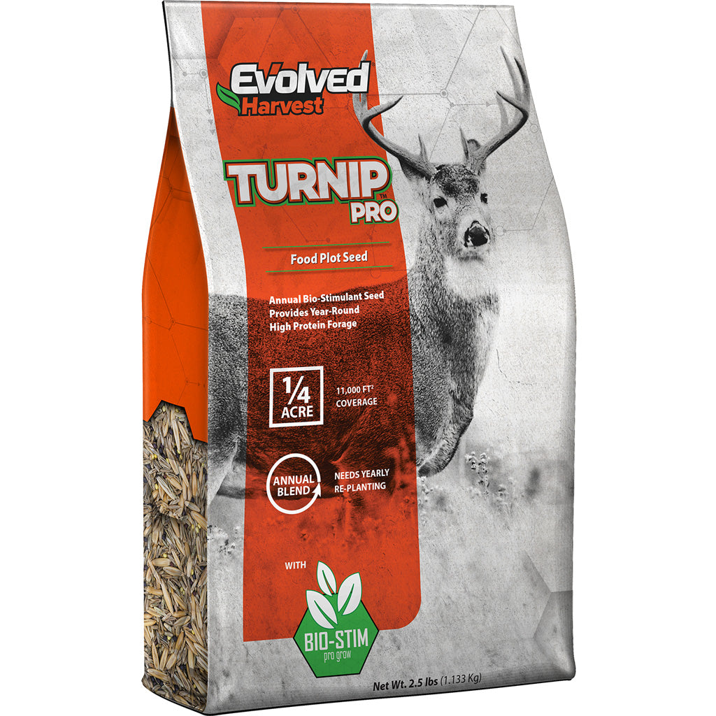 Evolved Turnip Food Plot High-Protein Deer Seed 2.5 lb.