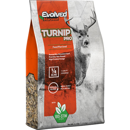 Evolved Turnip Food Plot High-Protein Deer Seed 2.5 lb.