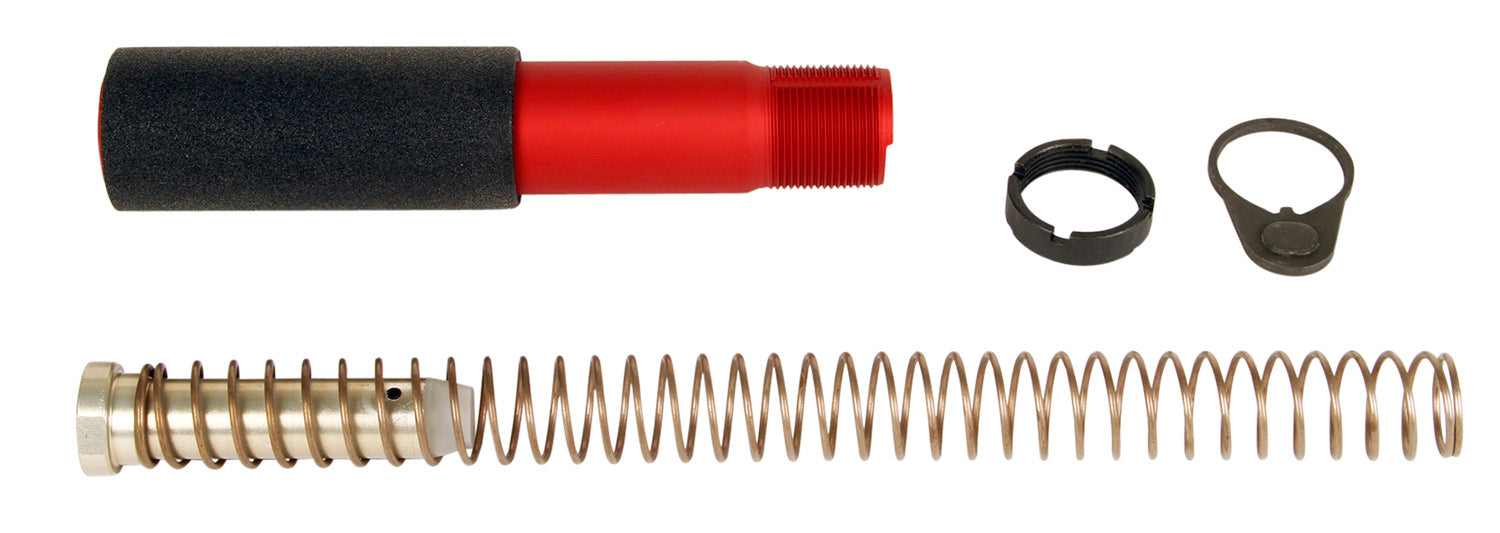 LBE Unlimited Red Pistol Buffer Tube Kit AR-Platform PBUFKTRED