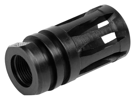 LBE Unlimited ARA2FH 5.56 NATO AR-15 A2 Birdcage Flash Hider Black 4140 Steel
