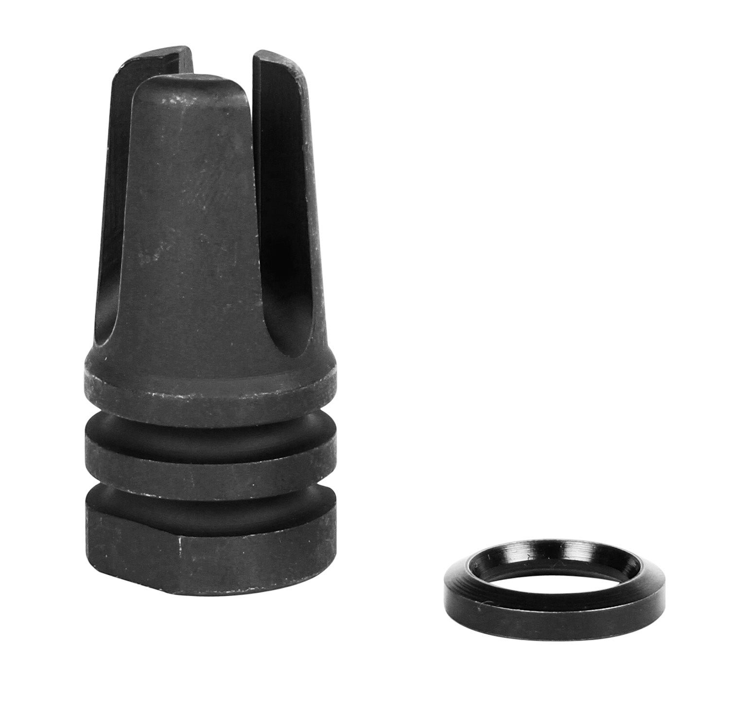 LBE Unlimited ARFH3PNG 5.56 NATO AR-15 Three Prong Flash Hider 1/2"-28 tpi Black 1215 Steel