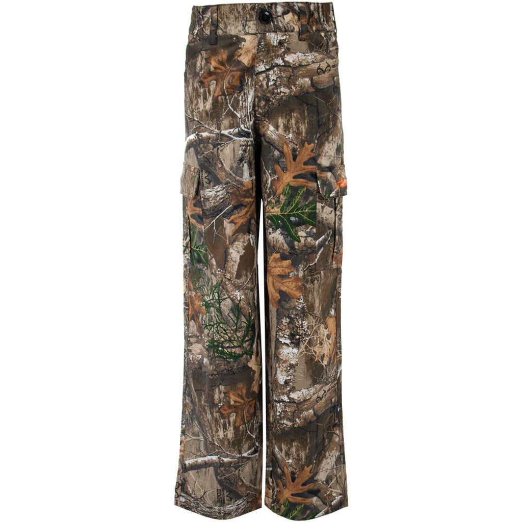 Habit Bear Cave Youth Camo 6 Pocket Hunting Pant Realtree Edge X-Large