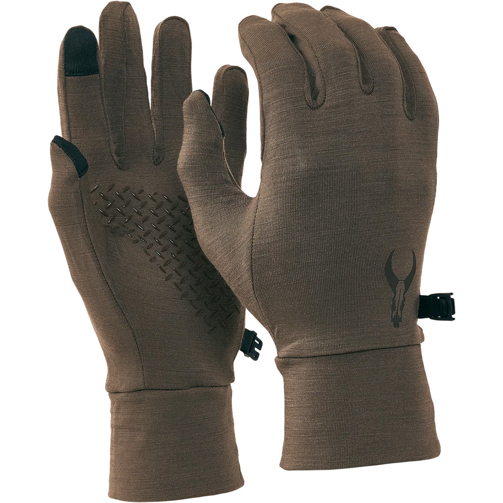 Badlands Pecora Lightweight Merino Glove Liner MUD - Small