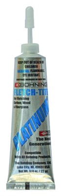 Bohning Fletch-Tite Platinum Glue 0.75 oz for Vanes & Feathers
